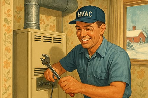 Retro, 1960's heating contractor Knoxville