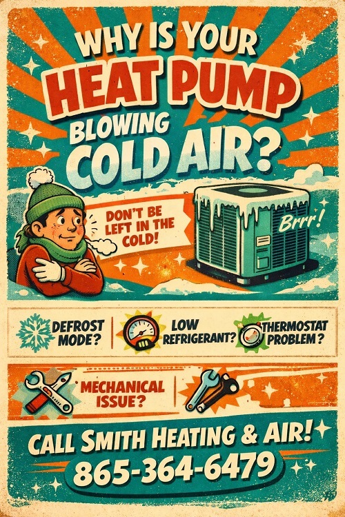 Heat Pump Blowing Cold Air In Knoxville TN